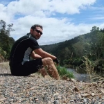 Taking a breather alongside the Tambo Gorge