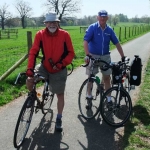 Dad and Alan ride out