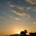 Sunset over 'Cable Beach', Marbella