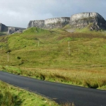 Stunning rock outcrops nr. Flodigarry, north-east Skye