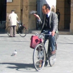 Pigeon man, Italy