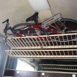 The easy way home; if you can get the bike on the train!
