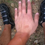 Michael Jackson tan-hand