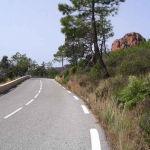 Possibly my favourite road in the world: 'Corniche D'Or', Southern France