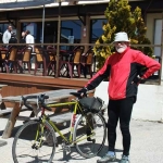 Outside 'Chalet Reynard' - only reached after a punishing climb up through the forest